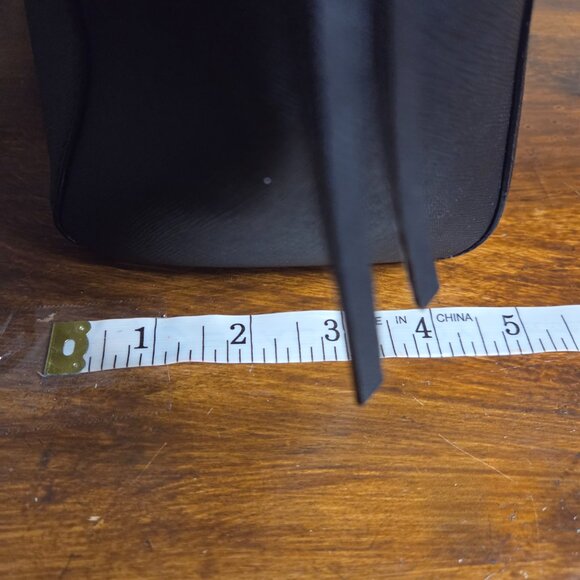 EUC Kate Spade Saffiano Leather Satchel bag Black 2way - Picture 8 of 14